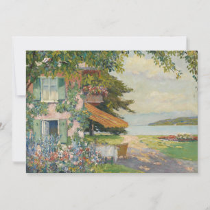 Carte Jardin de printemps à Starnberg Edward Cucuel