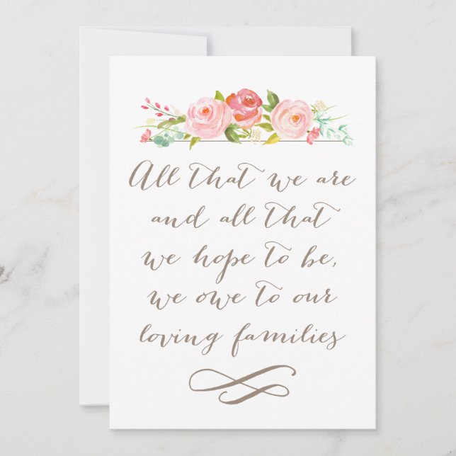 Carte Jardin de roses Tout ce que nous sommes (Devant)