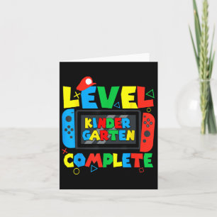 Carte Jardin D'Enfants Terminé Diplôme Dernier Jour De L