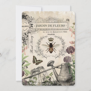 CARTE JARDIN DES BEE FRANÇAIS