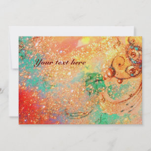 Carte JARDIN DES OMBRES PERDUES BUTTERFLY PLANTE Gold
