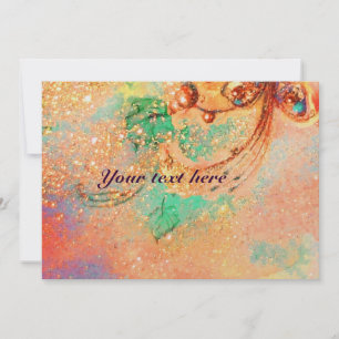 Carte JARDIN DES OMBRES PERDUES - BUTTERFLY PLANTE Gold