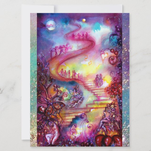 Carte JARDIN DES OMBRES PERDUES, ESCALIERS MYSTIQUES Ble (Devant)