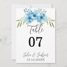 Jardin d'été Fleurs aquarelles Mariage