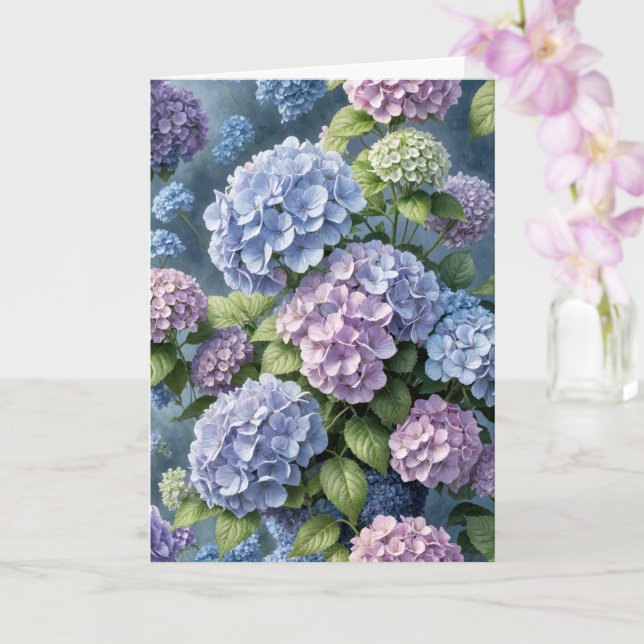 Carte Jardin d'Hydrangea (Orchidée)