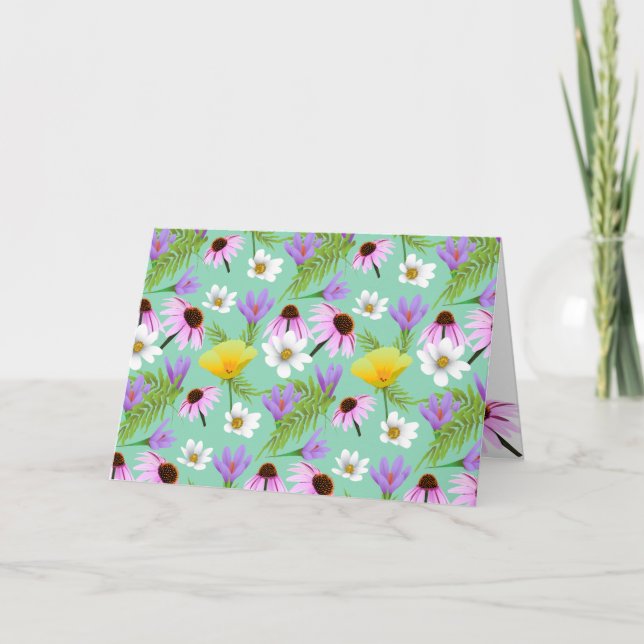 Carte Jardin Fleur sauvage Woodland (Devant)