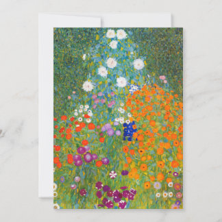 Carte Jardin fleuri | Gustav Klimt