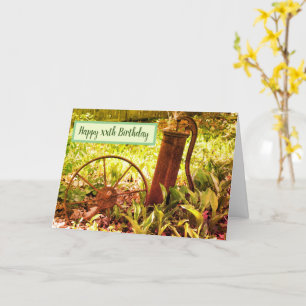Carte Jardin fleuri Jardin personnalisé Anniversaire