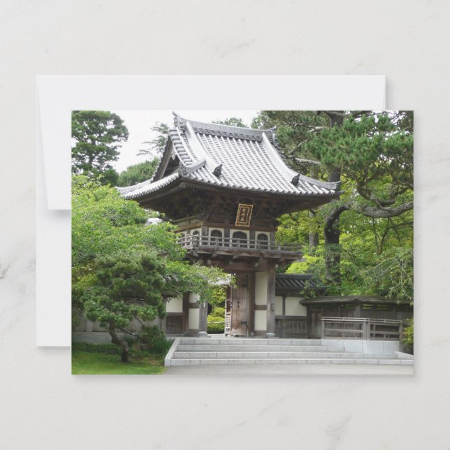 Carte Jardin japonais de thé à San Francisco (Devant)
