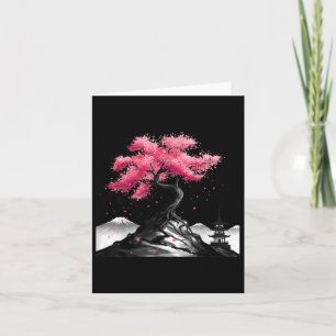 Carte Jardin japonais Sakura Japon Mont Fuji Cherry Blo