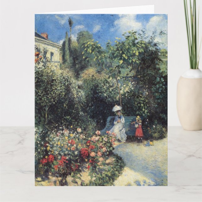Carte Jardin Pontoise Camille Pissarro (Devant)
