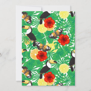 Carte Jardin tropical