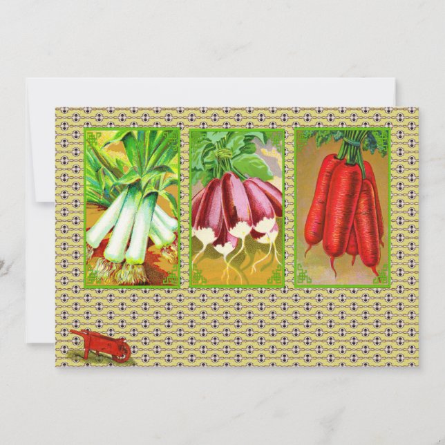 Carte Jardin vintage (Devant)