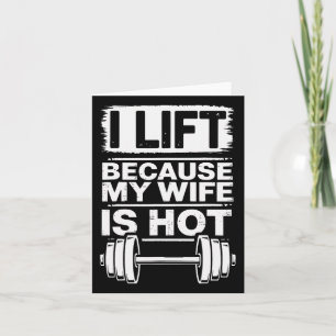 Carte J'Ascense Parce Que Ma Femme Est Chaude 6