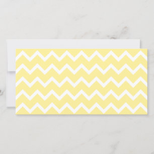 Carte Jaune clair et Zigzags blanc.