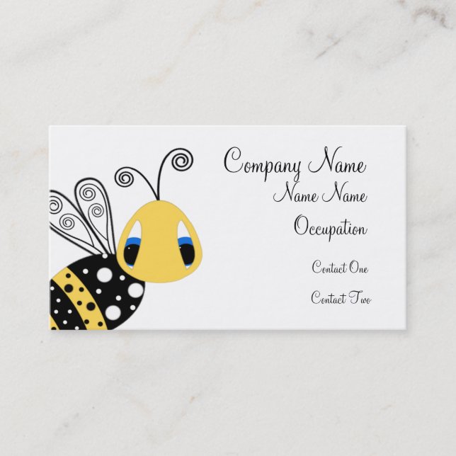 Carte jaune de Bueinss d'abeille (Devant)