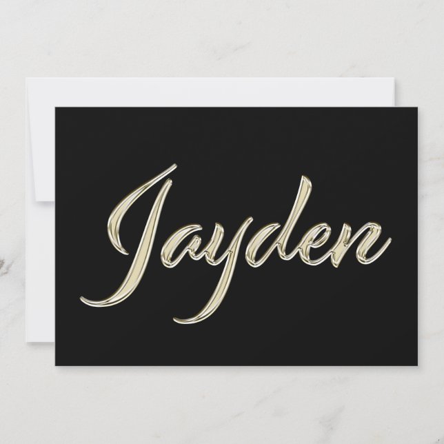 Carte Jayden White Gold (Devant)