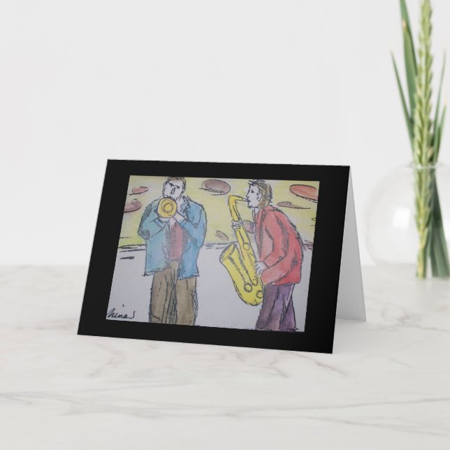 CARTE JAZZ DUO (Devant)