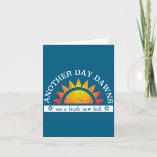 Carte Je déteste mon travail, nouvel enfer frais Mème sa