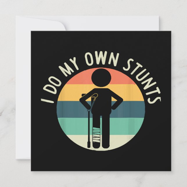 Carte je fais mes propres cascades (Devant)