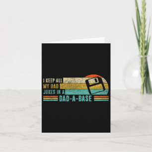 Carte Je garde toutes mes blagues de papa dans un Dad-a-