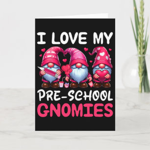 Carte Je J'aime Mes Gnomies De Maternelle La Saint-Valen