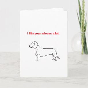 Carte Je Kiffe Ton Zizi pour la Saint-Valentin