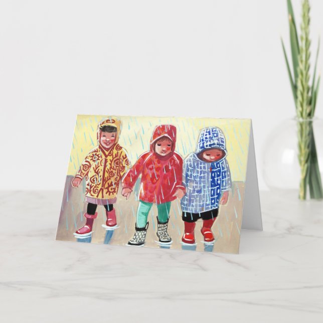 Carte Je m'en sors avec l'aide de mes amis (Devant)