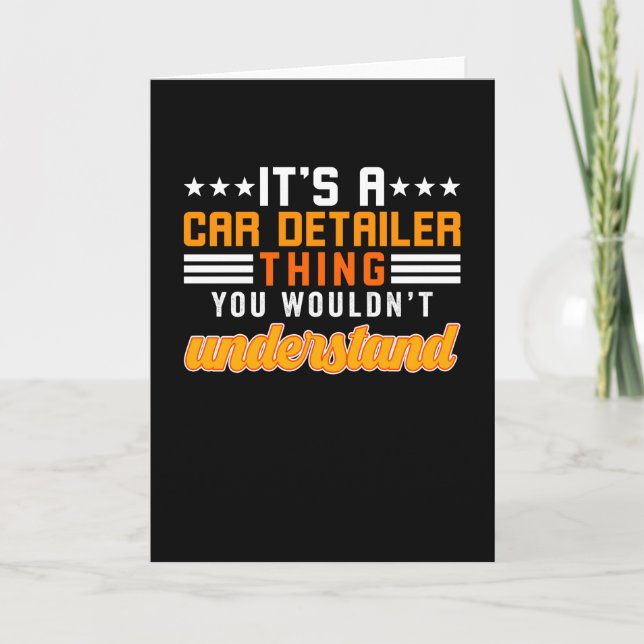Carte Je n'ai pas de truc de Détailleur de voiture (Devant)