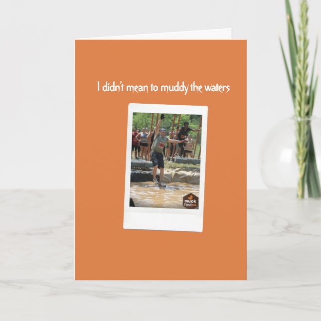 Carte Je n'avais pas l'intention de bouder les eaux, dés (Devant)