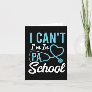 Carte Je ne peux pas, je suis médecin scolaire en Pennsy