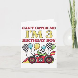 Carte Je ne peux pas m'attraper Je suis 3 garçons Enfant