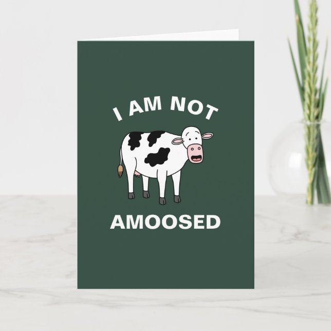 Carte Je Ne Suis Pas Amusé Amusant Agriculture Animale P (Devant)