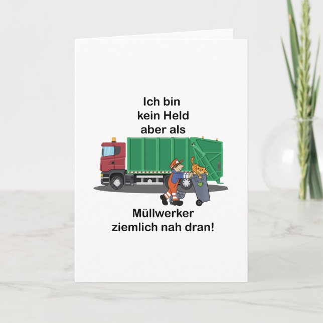 Carte Je Ne Suis Pas Un Héros, Mais En Tant Que Collecte (Devant)