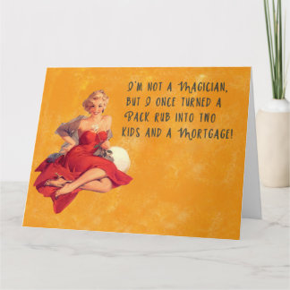 Carte Je ne suis pas un magicien