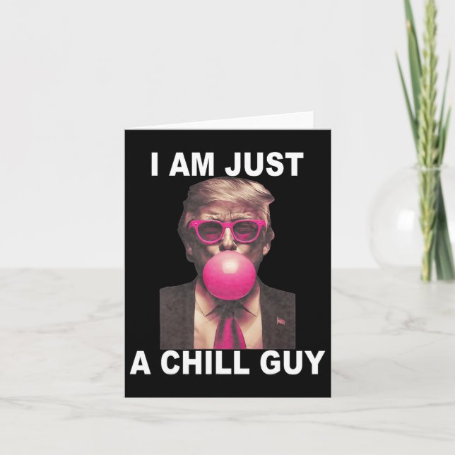 Carte Je Ne Suis Qu'Un Gâteau De Gomme Trump Bubble Gum  (Devant)