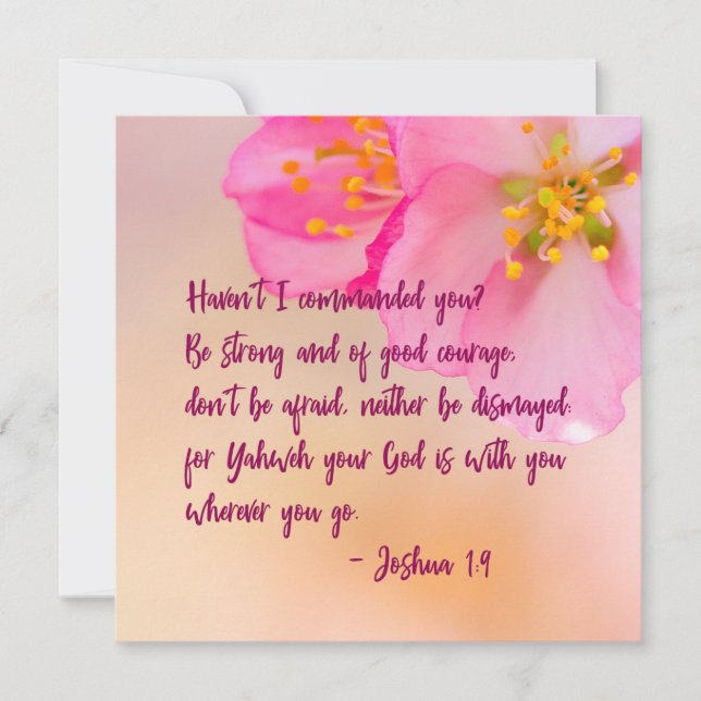 Carte Je Ne T'Ai Pas Commandé Christian Floral (Devant)