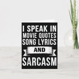 Carte Je Parle Dans Les Citations De Film Chansons Parol