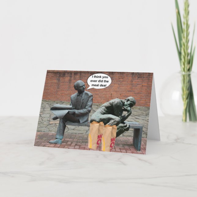 Carte Je pense que vous avez fini de faire le marché de  (Devant)