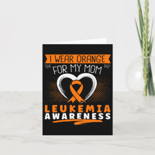 Carte Je Porte De L'Orange Pour Mon Coeur De Sensibilisa