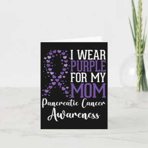Carte Je Porte Du Violet Pour Ma Mère Académie De Cancer
