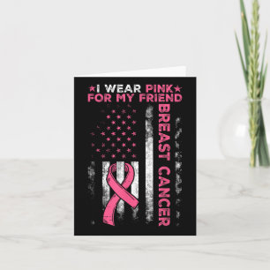 Carte Je Porte Le Rose Pour Mon Ami Sensibilisation Au C