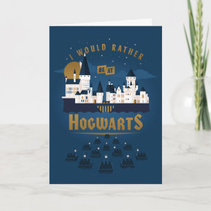 Carte Je Préférerais Être À HOGWARTS™ Abstrait Boat Ride