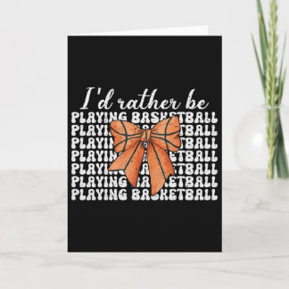 Carte Je préférerais jouer à Sketll Girl Mom pour la fêt