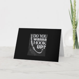 CARTE **JE ROMANQUE MON PÊCHEUR** POUR SON ANNIVERSAIRE 