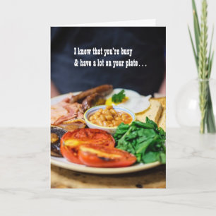 Carte Je Sais Que Vous Avez Beaucoup Sur Votre Plaque