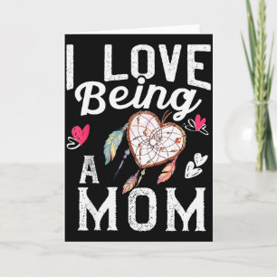 Carte Je suis amoureuse d'être une maman Cadeau de la Sa