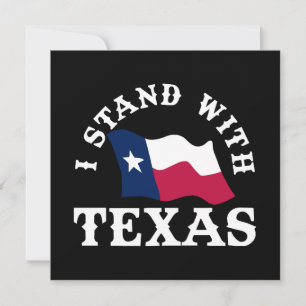 Carte Je suis avec le Texas