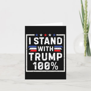 Carte Je Suis Avec Trump 100% 1