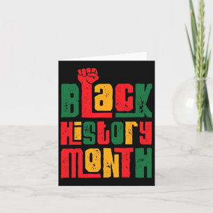 Carte Je Suis Black History Mois African American Pride 